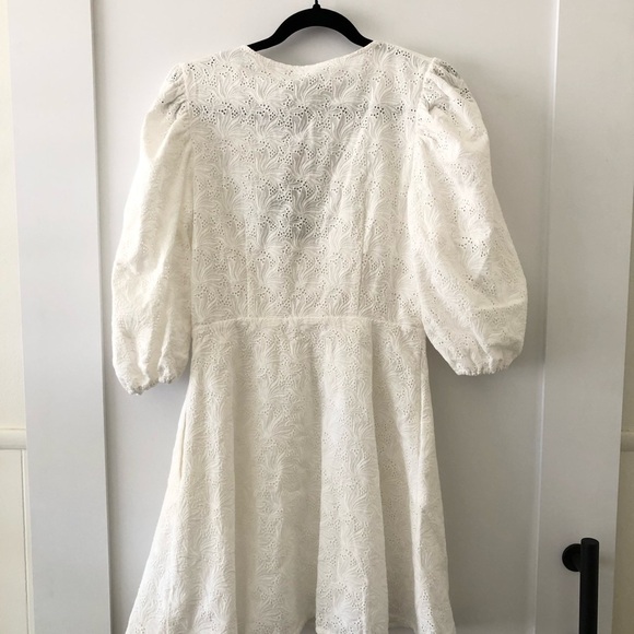 Nicholas White Danni Broderie Mini Dress 8 - Picture 11 of 12